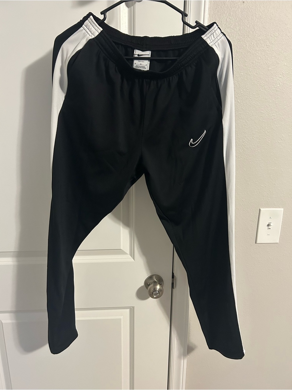 Nike Black and White Training Joggers